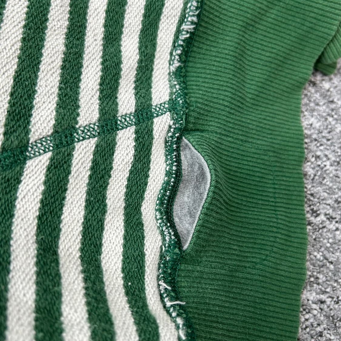 나이키 그린 스트라이프 후드집업 상품이미지6