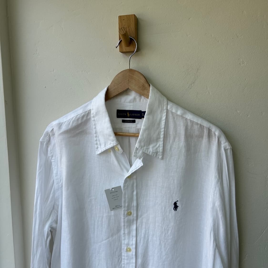 16724 - 폴로 랄프로렌 화이트 린넨 셔츠 상품이미지1