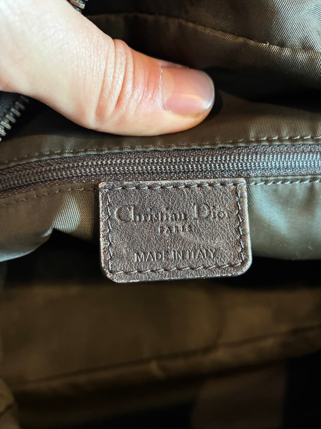 크리스찬 디올 오블리크 에스닉 레더 브레이드 숄더백 상품이미지5