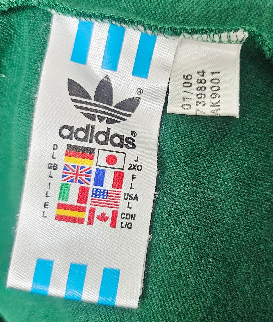 (100)L ☆초대장급☆ 아디다스 파이어버드 브라질 [초노] 트랙탑져지 상품이미지3