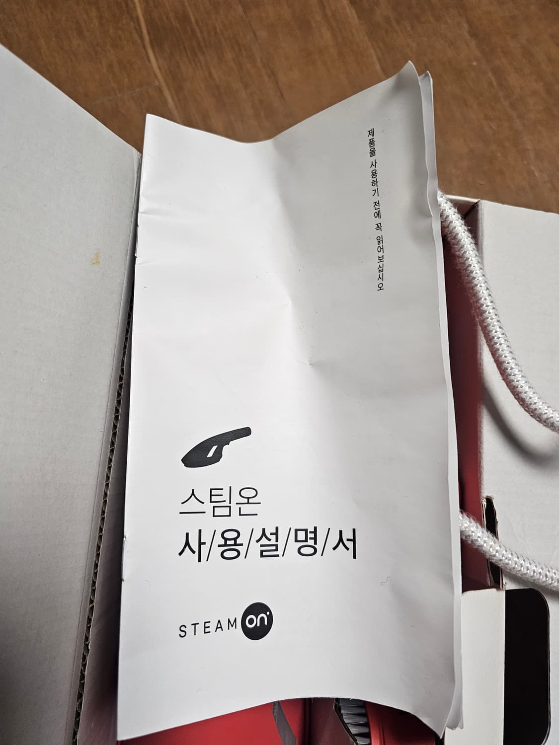 STEAM ON 스팀 다리미 레드 상품이미지3