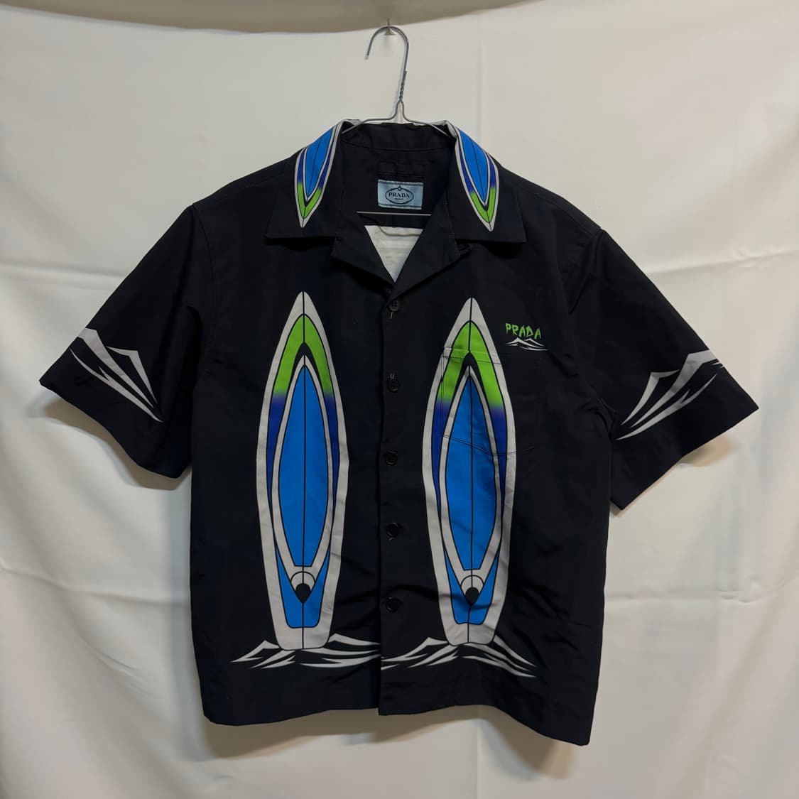 프라다 서핑 프린팅 반팔 셔츠 남방 상품이미지1