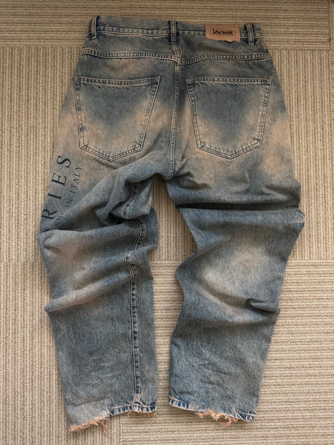ARIES  에리즈 워시 데님 팬츠 상품이미지5