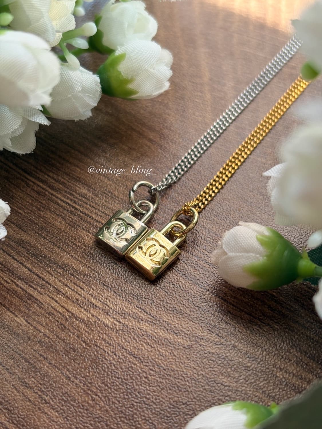 샤넬 미니 패드락 목걸이  상품이미지1