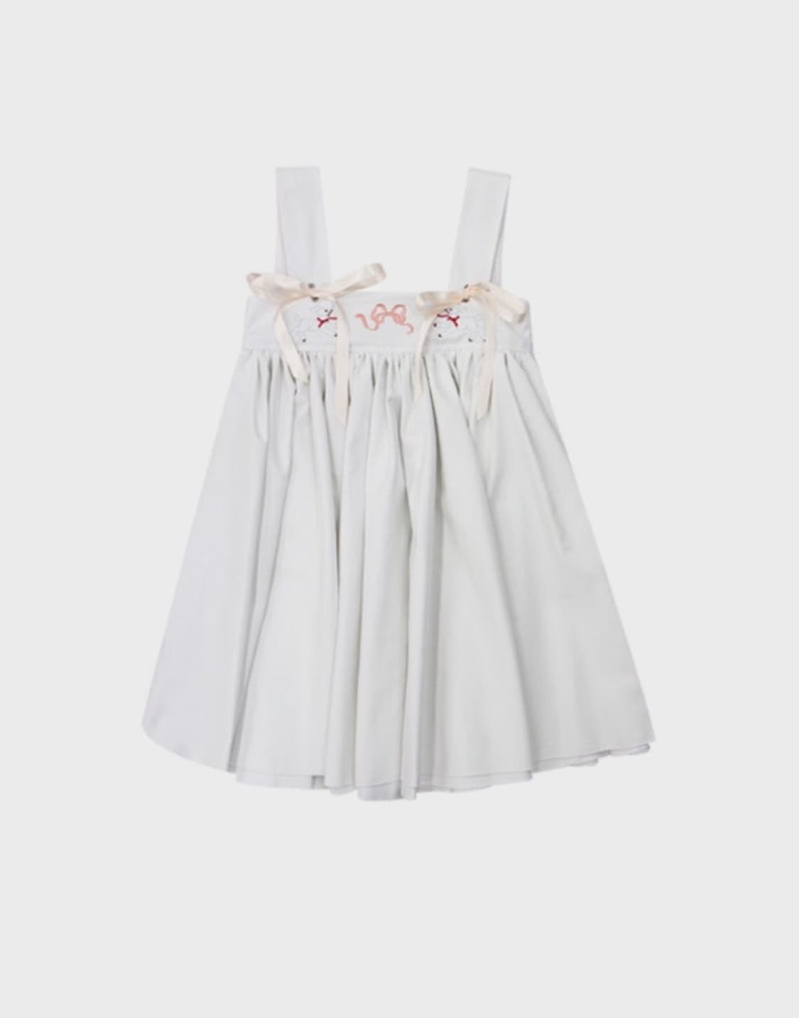 프레클 코르셋 미니 드레스 화이트 상품이미지1