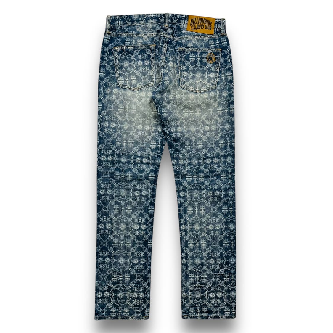 빌리어네어 보이즈 클럽 모노그램 로고 빈티지 워싱 데님 팬츠 상품이미지4