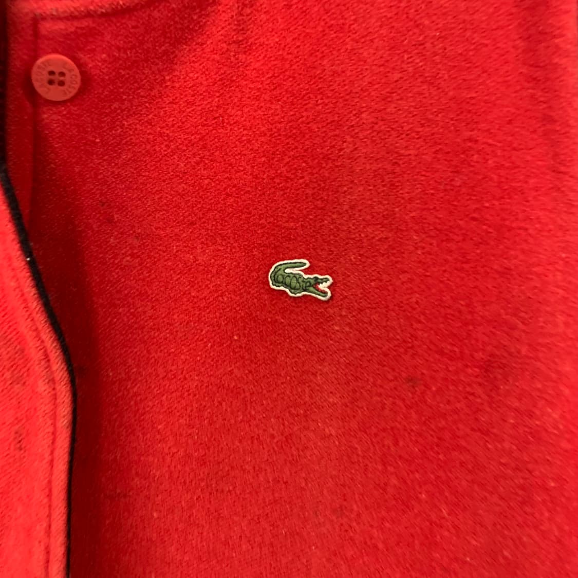 라코스테 90s 배색 모직 자켓 상품이미지4