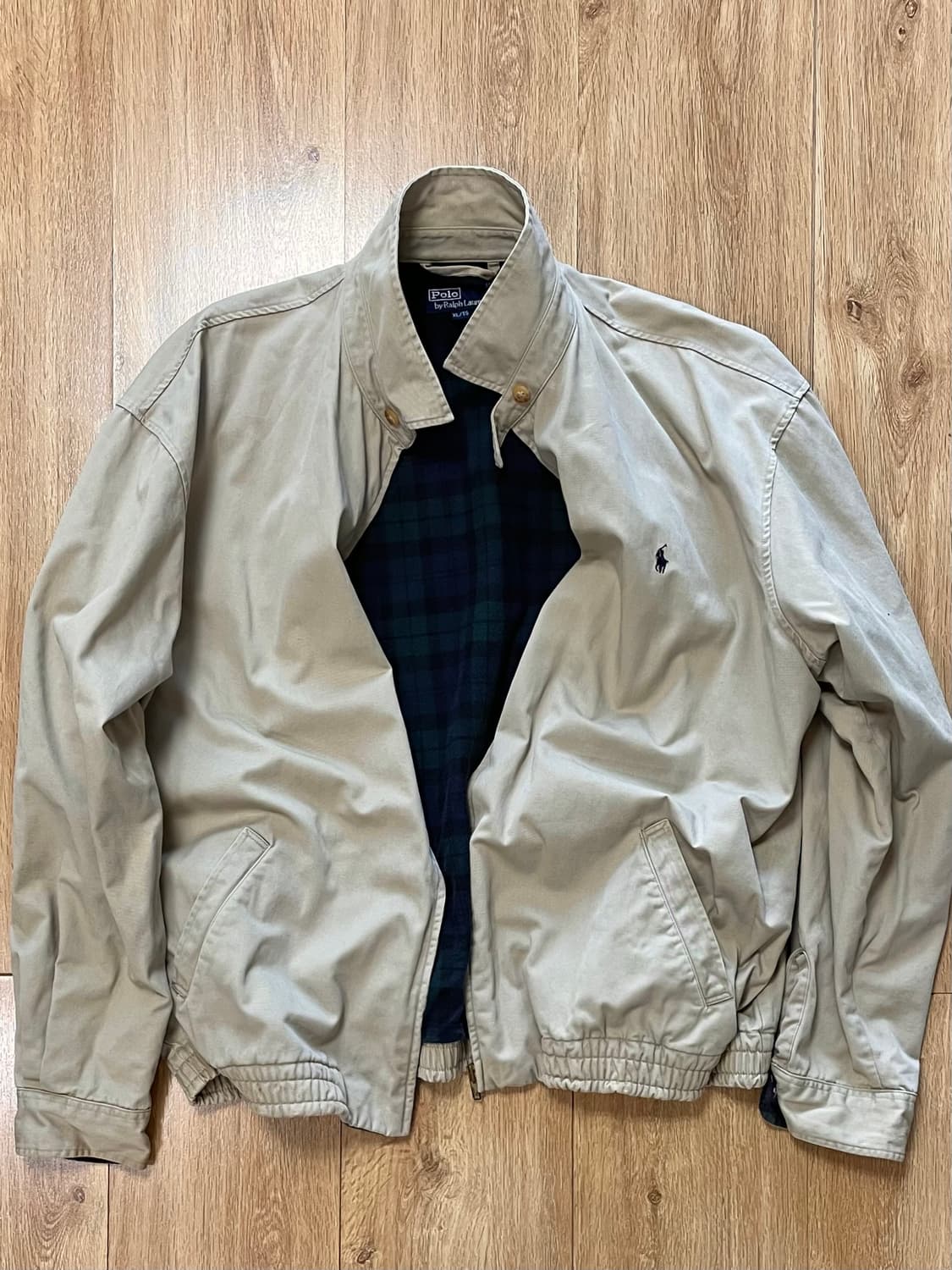 국내 유일 90s Made Canada 폴로 랄프로렌 블랙와치 스윙톱 상품이미지1