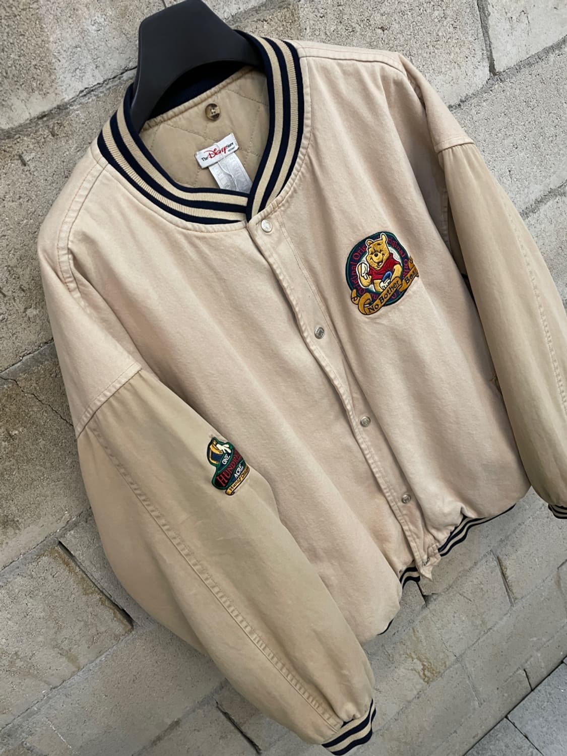 빈티지 디즈니 곰돌이 푸 바시티 자켓 상품이미지3