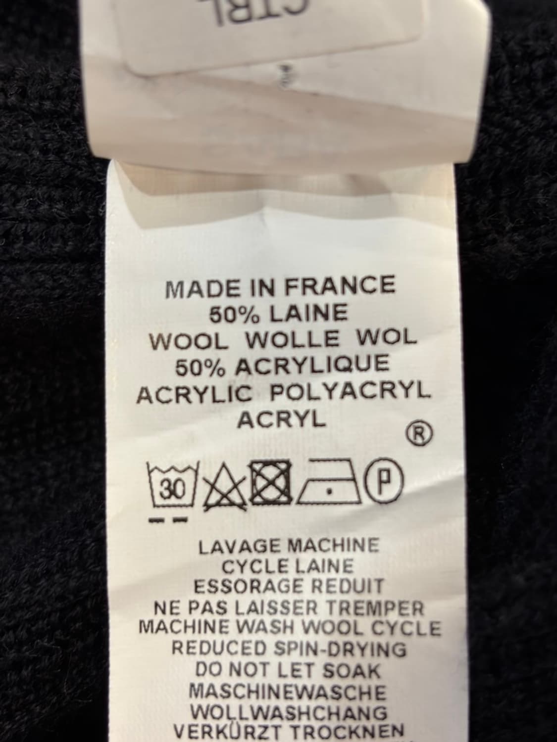 (약95) 세인츠제임스 패치디테일 트윌 니트 딥네이비 8.9   상품이미지8