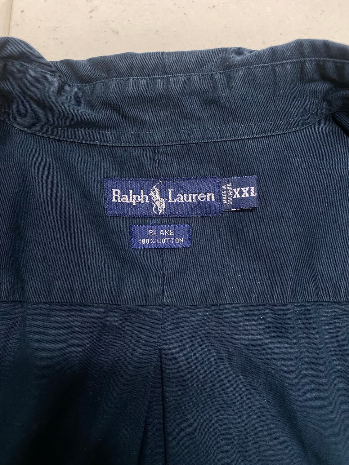 폴로 랄프로렌 셔츠 XXL 네이비 blake 상품이미지2