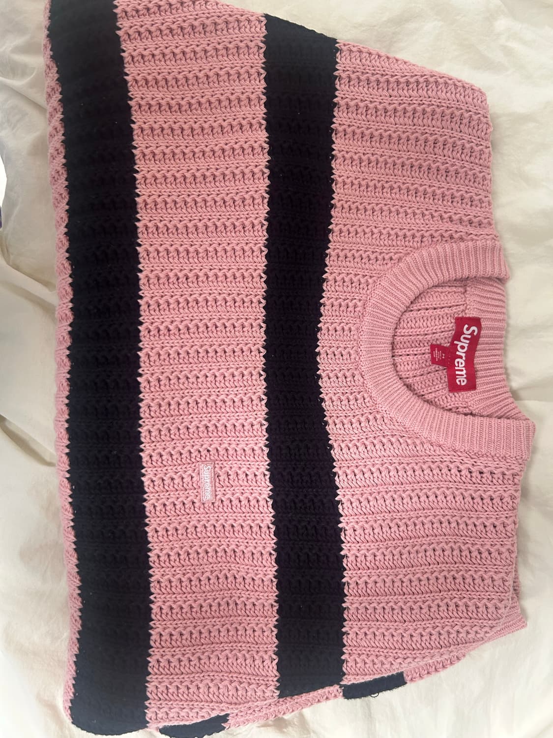 슈프림 스몰박스 스트라이프 니트 M 상품이미지2