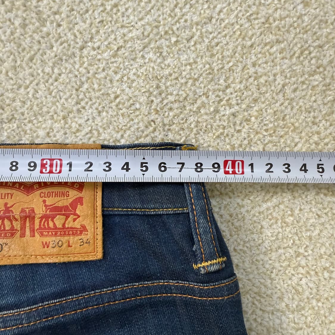 [W30 L34] 리바이스 520 스트레이트 핏 데님팬츠 0107T1 상품이미지6