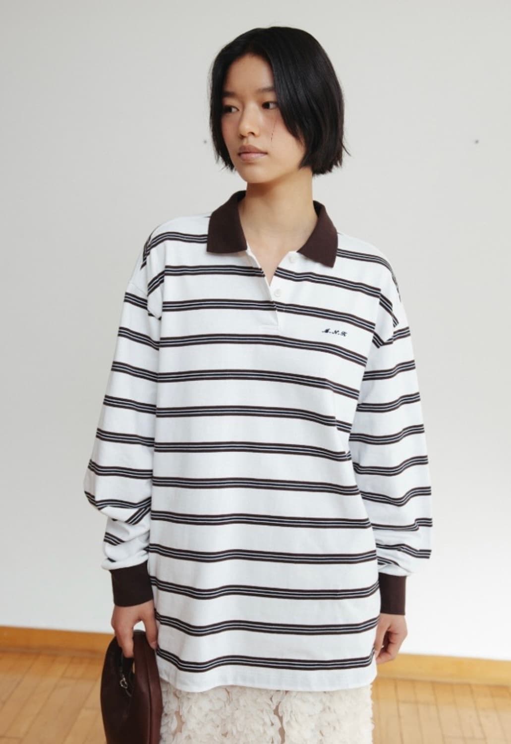 모노하 스트라이프 폴로 셔츠 상품이미지1