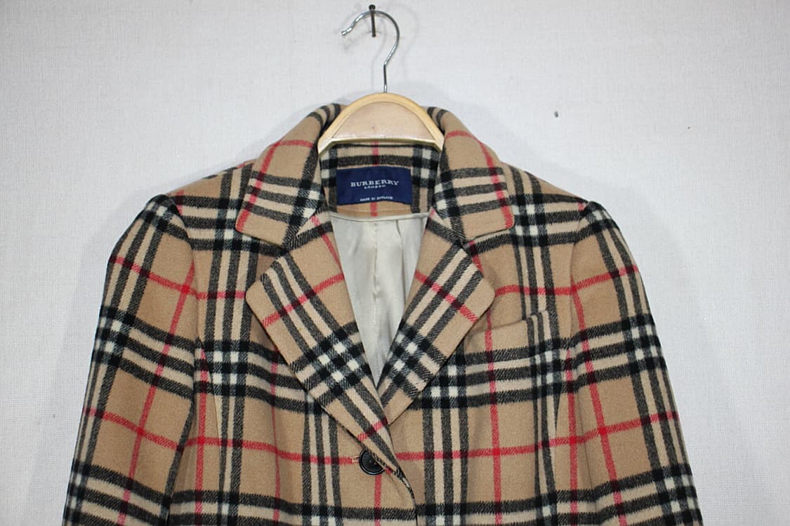 Burberry 버버리 노바체크 울 숏 코트(여자55) 상품이미지3