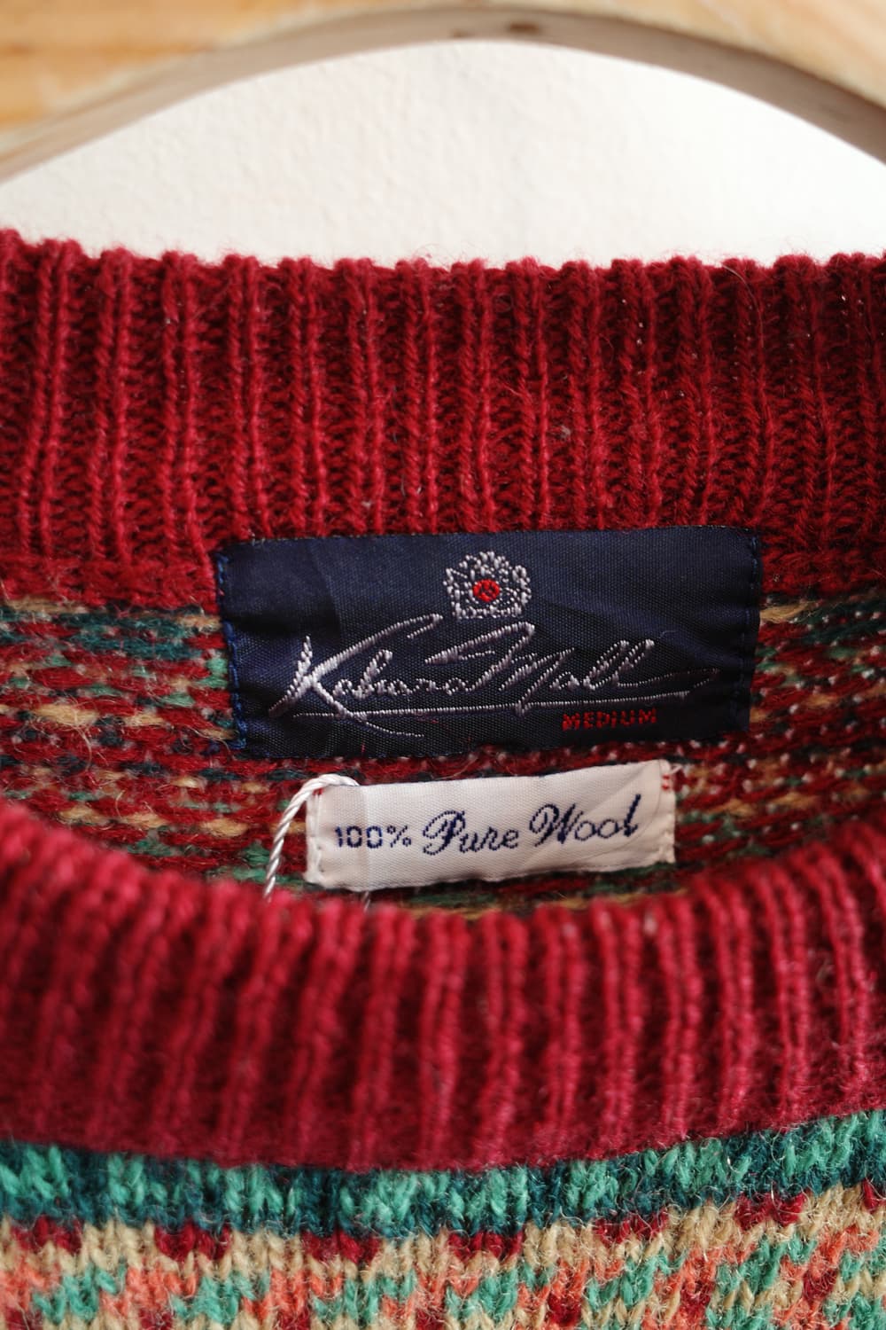 Japan brand 퓨어울 패턴 니트  상품이미지3