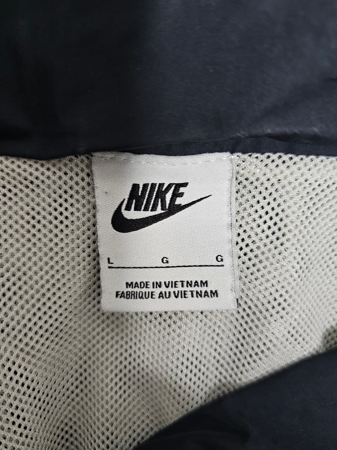 나이키 빅 스우시 블랙 바람막이 자켓 L 상품이미지4