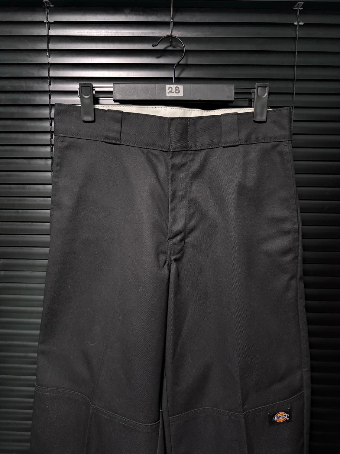 디키즈 더블니 28 x 32 블랙 루즈핏 워크 치노 팬츠 바지 와이드 상품이미지4