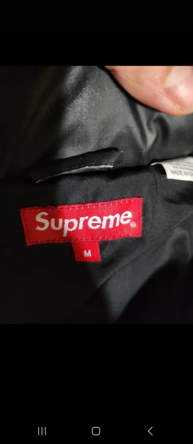 슈프림 패딩 리플렉티브 스페클 다운자켓 블랙 M 상품이미지9