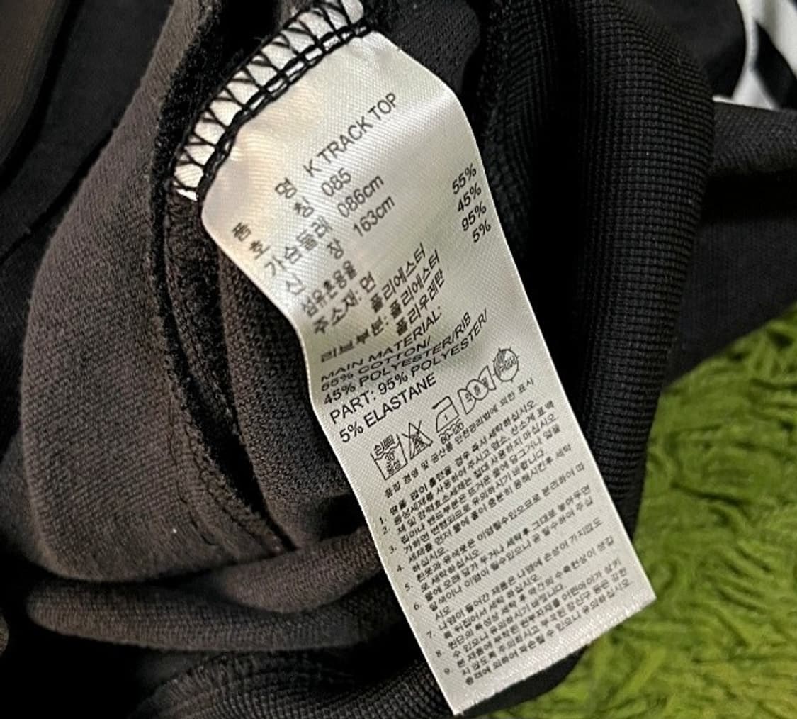 아디다스 블랙 검정 여자 트랙탑 져지집업 85/XS 상품이미지4