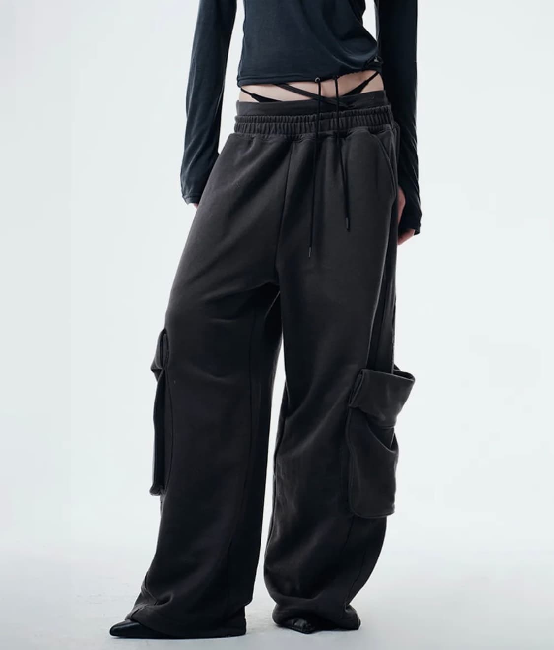 2000 아카이브스 NOX GRAPHIC JOGGER (CHARCOAL) 상품이미지1