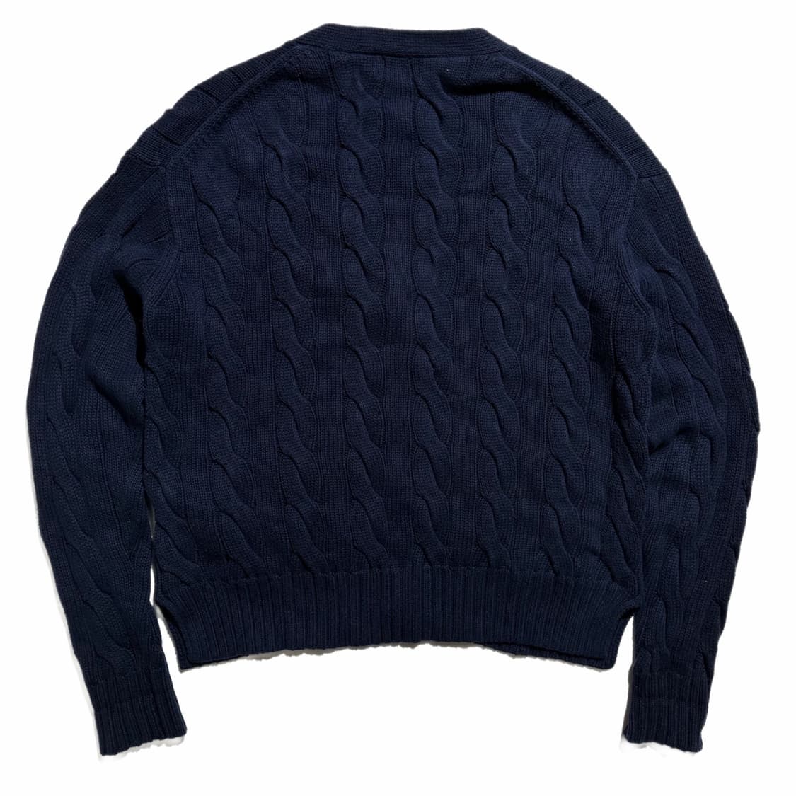 폴로 랄프로렌 포니로고 포켓 케이블 크롭 가디건 상품이미지2