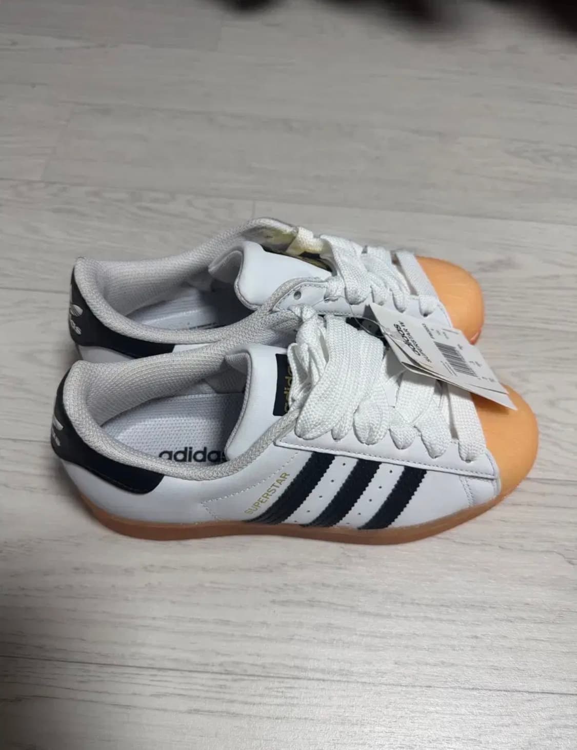 아디다스 슈퍼스타 W 흰색 FW3553 새상품 상품이미지2