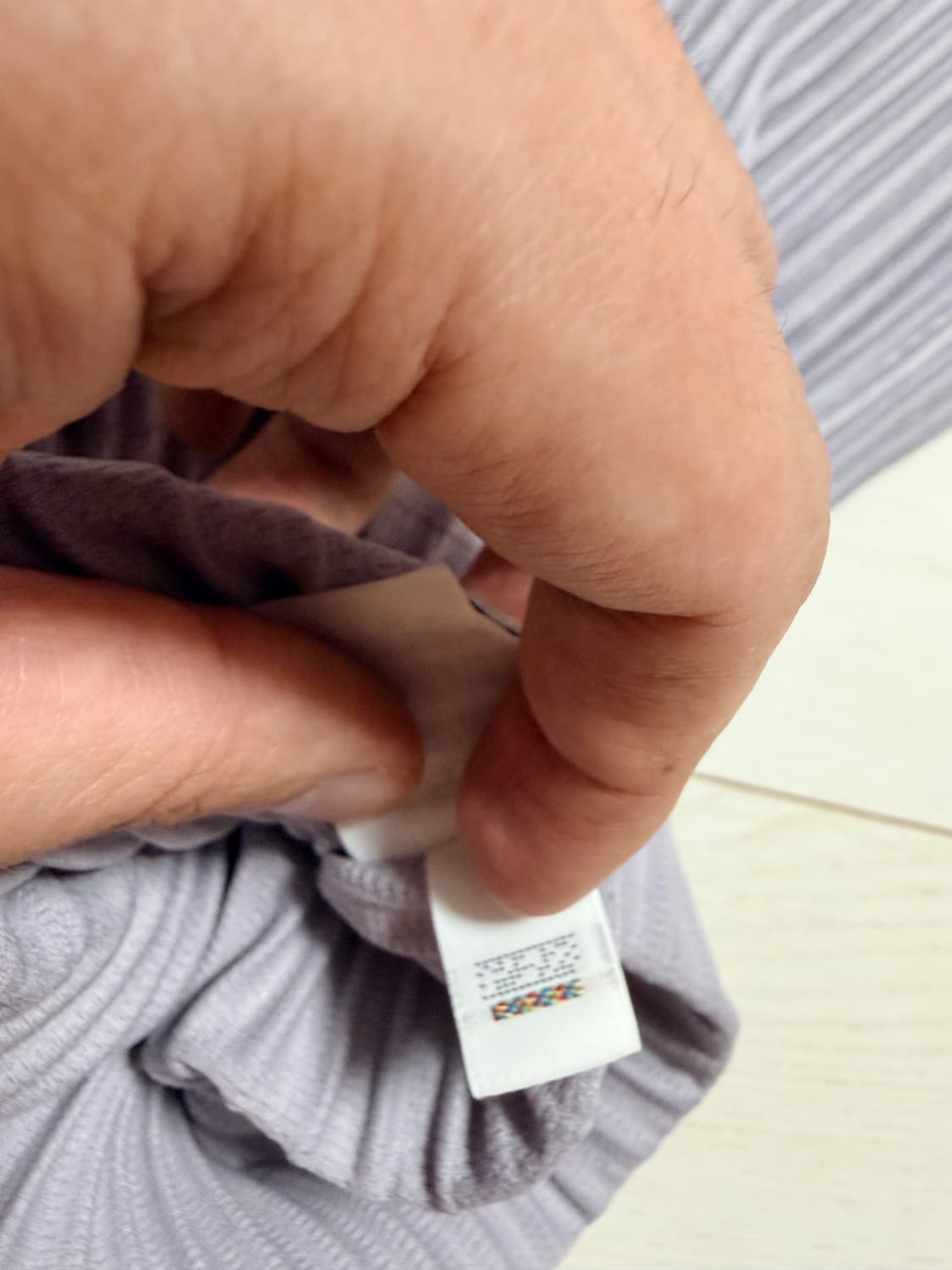 (새상품) 옴므플리세 후드집업 머드그레이 4사이즈 상품이미지6