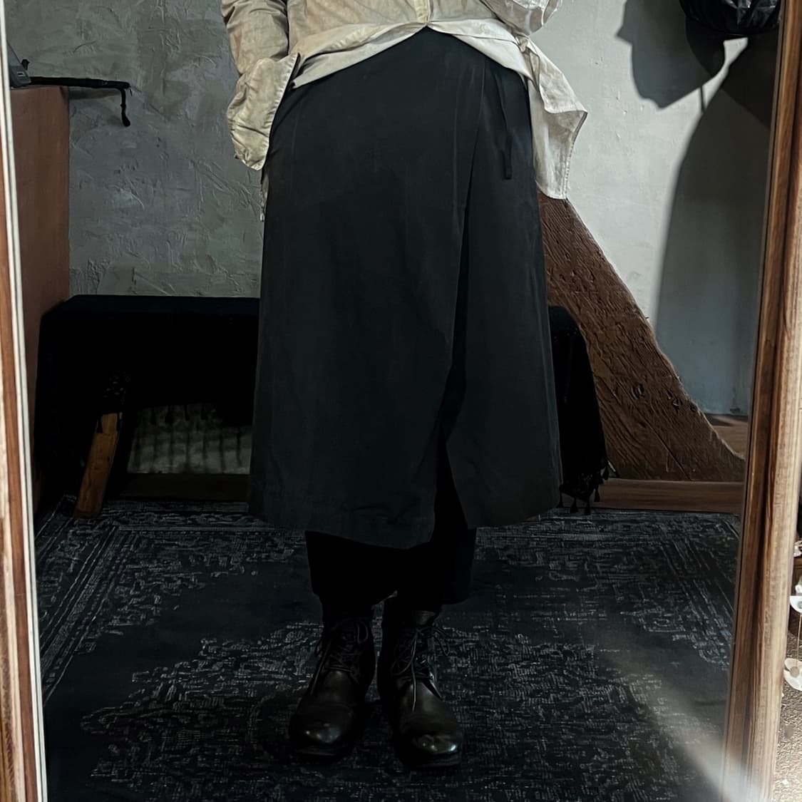 요지 야마모토 랩스커트 상품이미지5