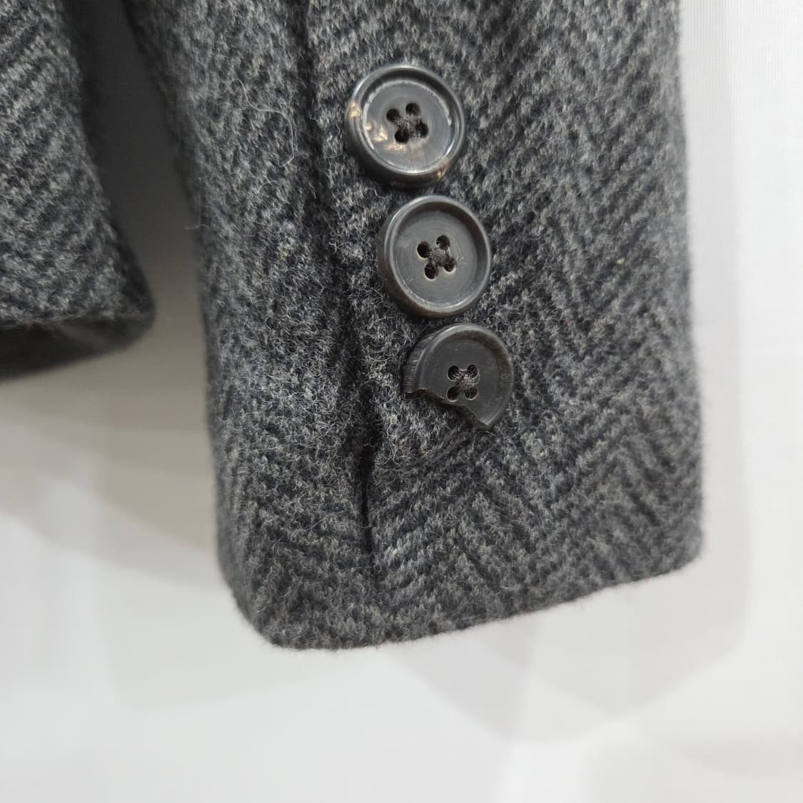 폴로랄프로렌 우먼 더블 브레스티드 해링본 울 자켓 4  상품이미지5