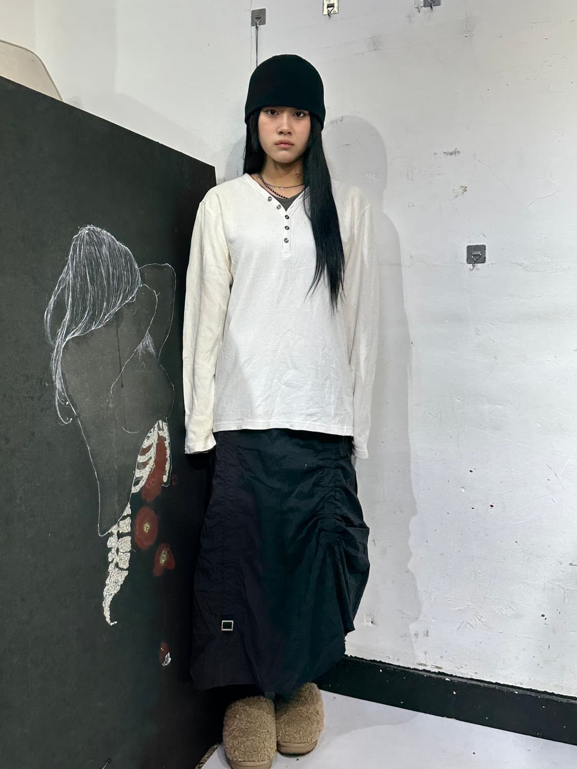 Jpn 일본빈티지 레이어드 롱 슬리브 L 상품이미지1