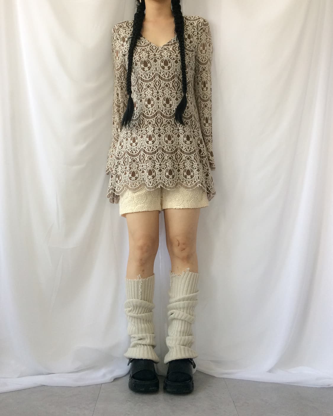 Ornament pattern onepiece 상품이미지1