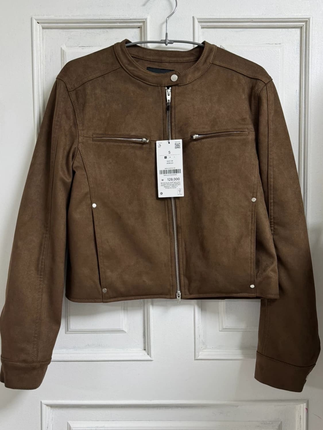 미쏘 바이커 자켓 브라운 S 새상품 (129000원) 상품이미지7