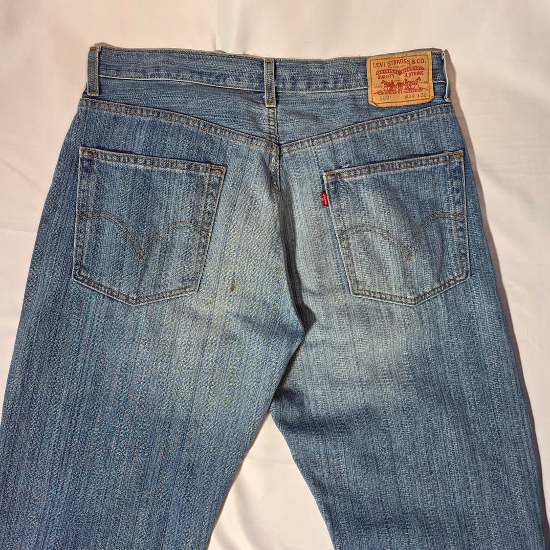 [W34L30]00s 리바이스 569 루즈 스트레이트핏 데님팬츠 상품이미지8