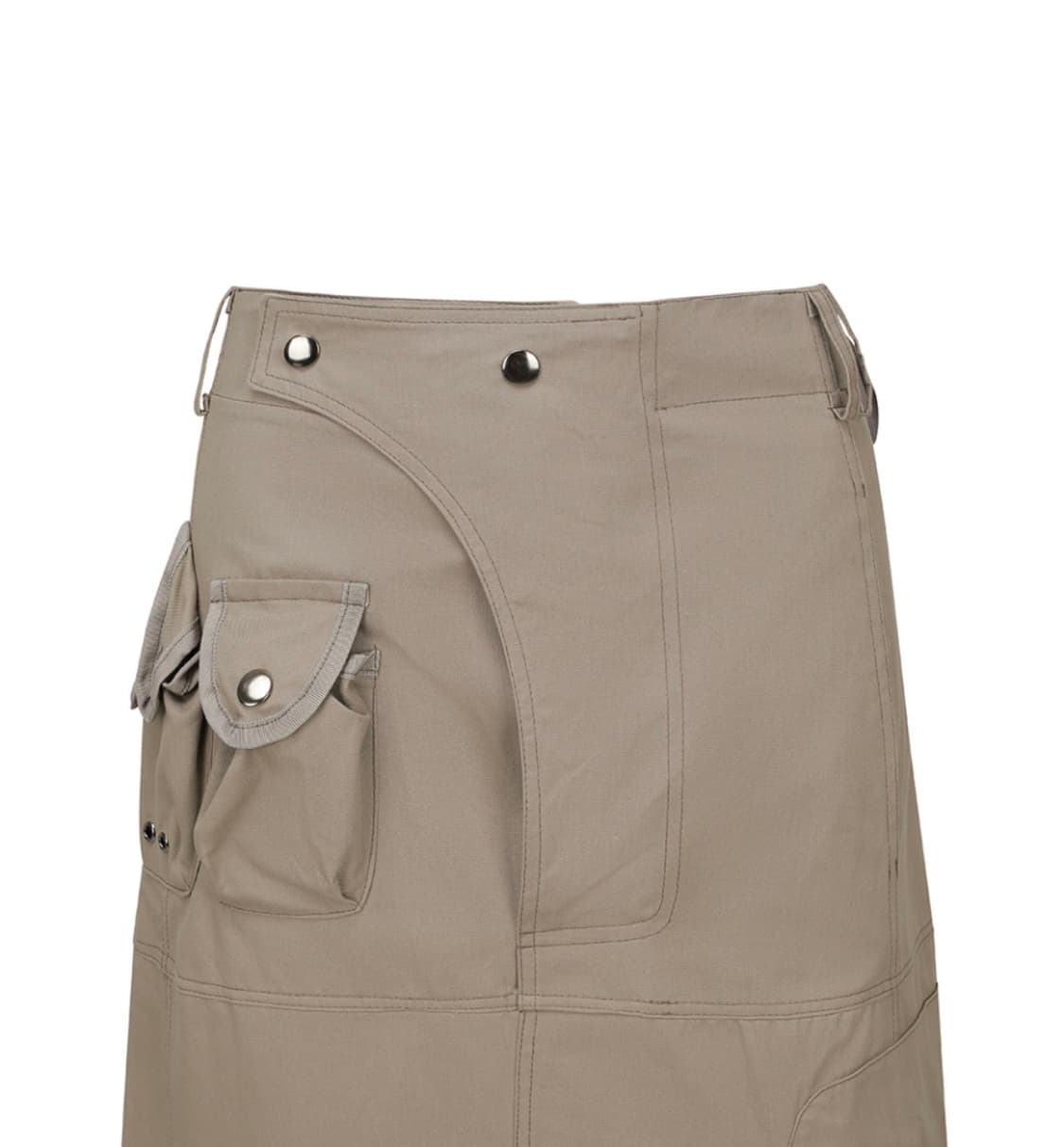 [새상품] 나체 스트랩 카고 맥시스커트 빈티지베이지 상품이미지3