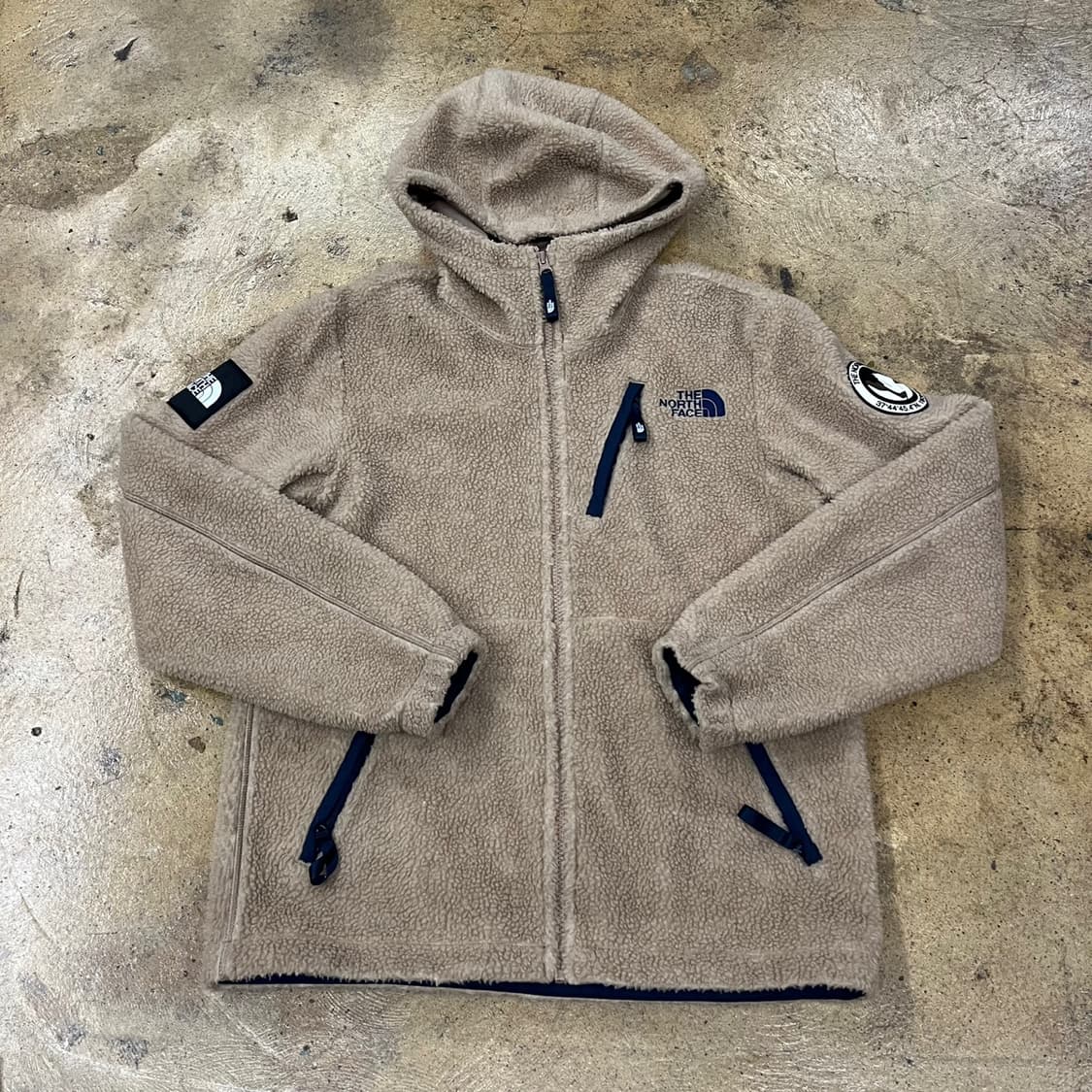 노스페이스 베이지 브라운 후리스 상품이미지2