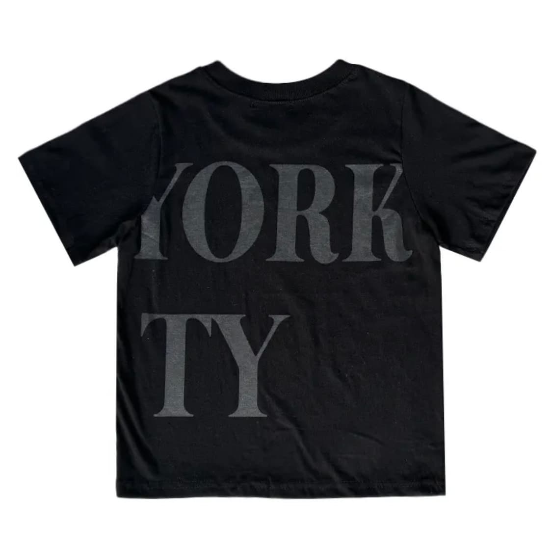 레트로 프린팅 뉴욕 시티 반팔 반소매 티 블랙 상품이미지2