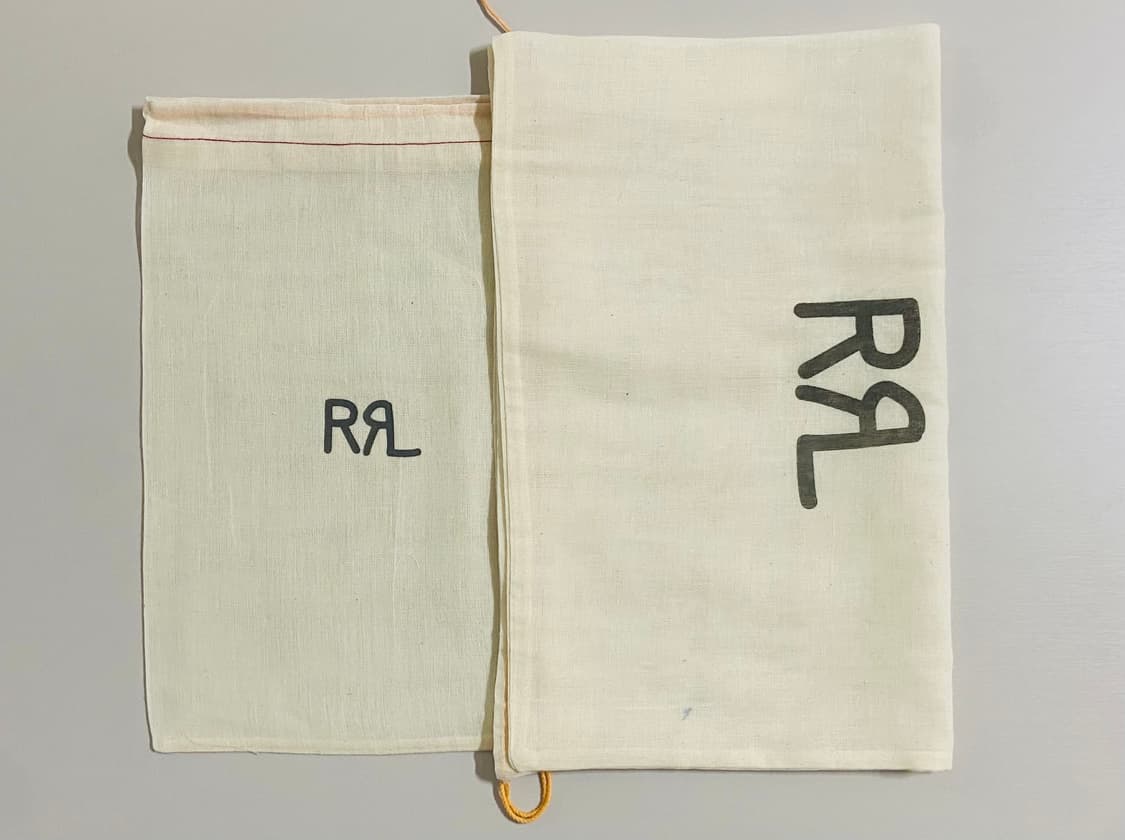 rrl 더블알엘 기프트 박스, 포장 박스 + 쇼핑백 + 파우치 상품이미지2