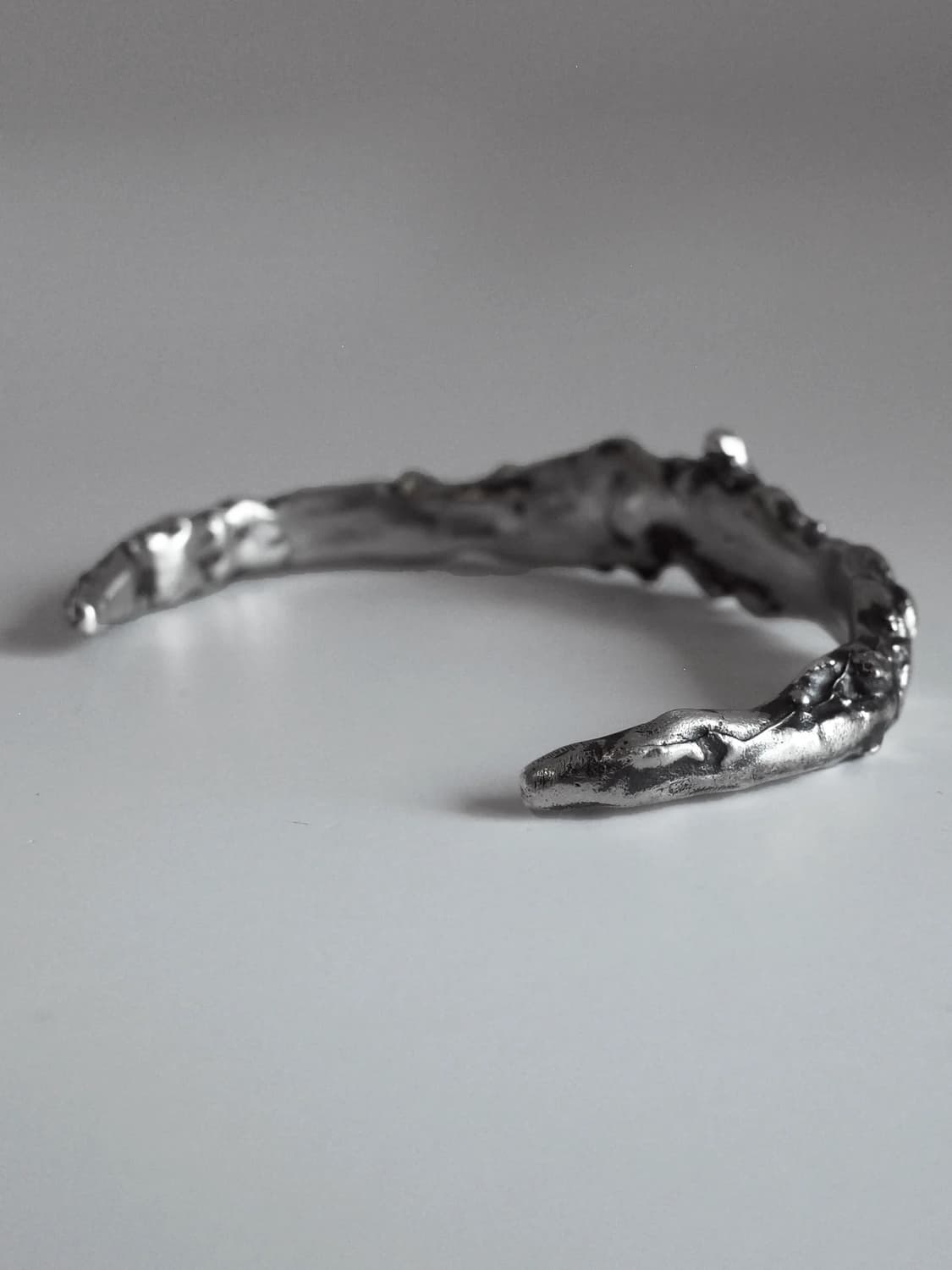 블랙멀 뱅글 925 실버 상품이미지4