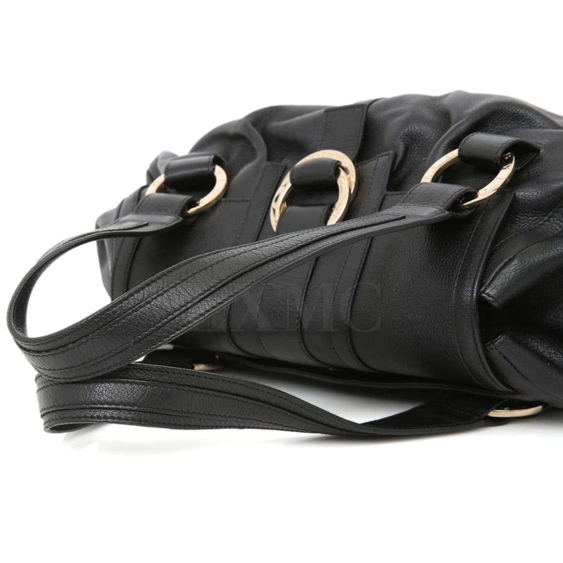 불가리 찬드라 비제로 블랙 토트 빈티지 보스턴 상품이미지6