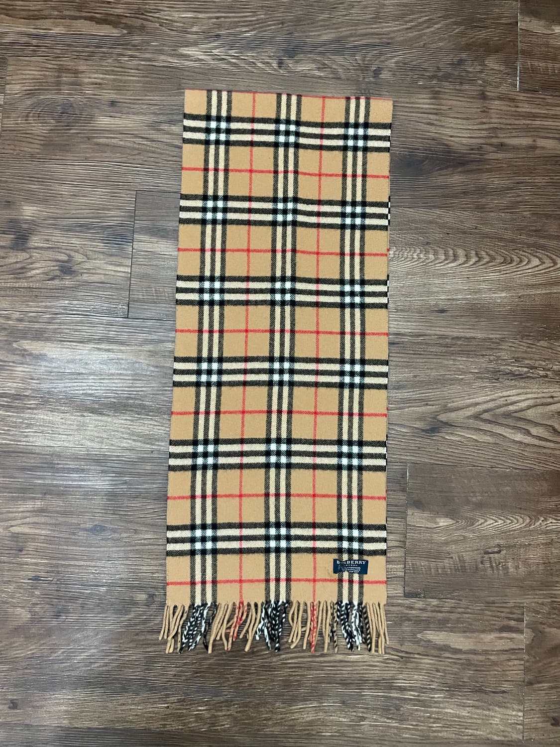 버버리 램스울 노바체크 머플러 목도리 베이지 상품이미지2