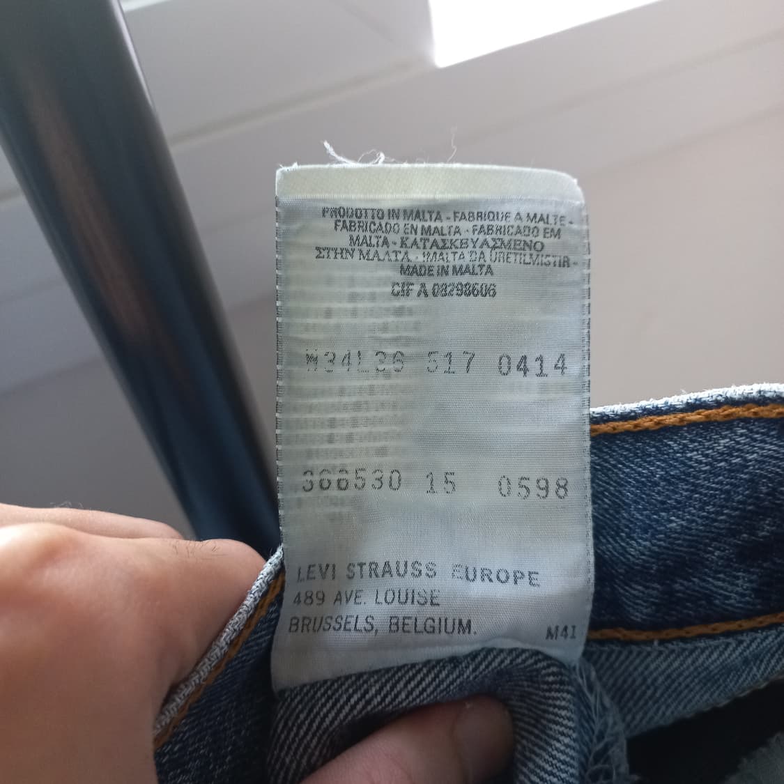 유럽판 빈티지 levis 리바이스 517 데님 청바지 상품이미지9
