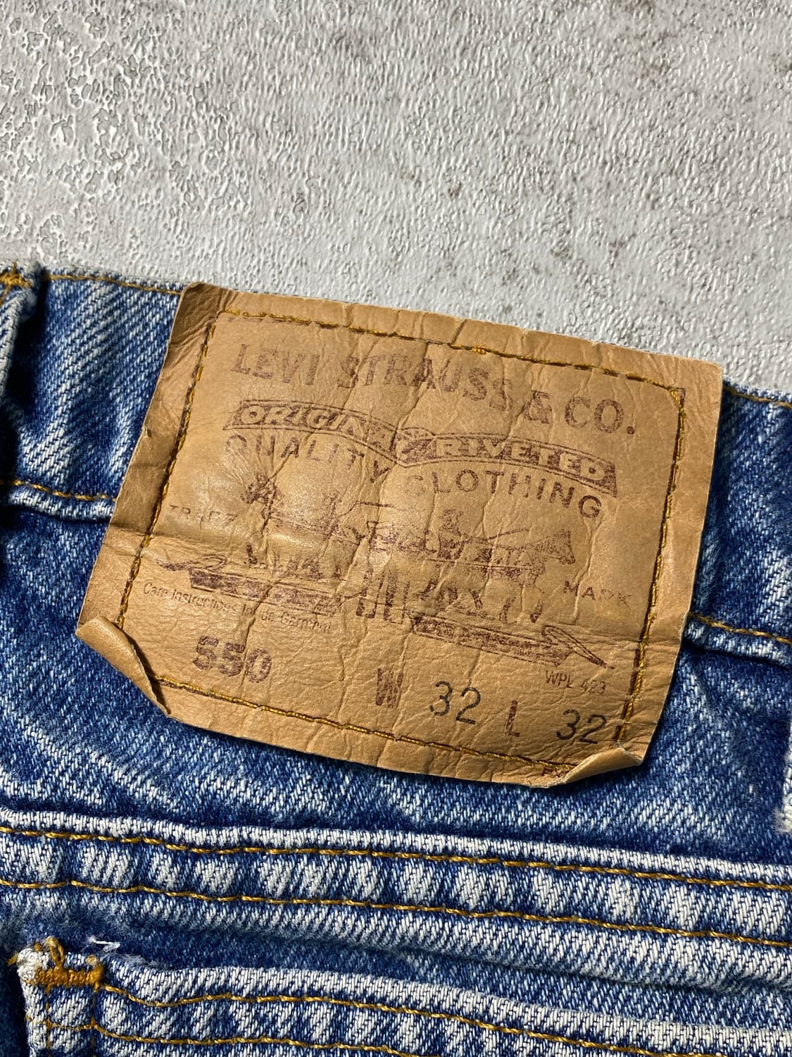 [30-31] 90s Levi's 550 리바이스 오렌지탭 컷오프 쇼츠 상품이미지6