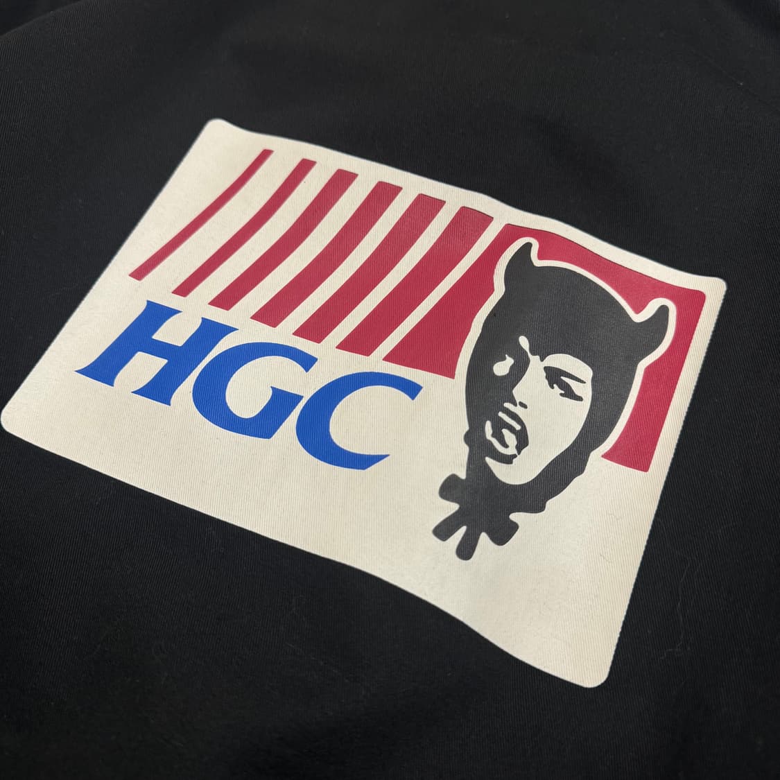 히스테릭글래머 블랙컬러 HGC 자수로고 코튼 워크 자켓 상품이미지5