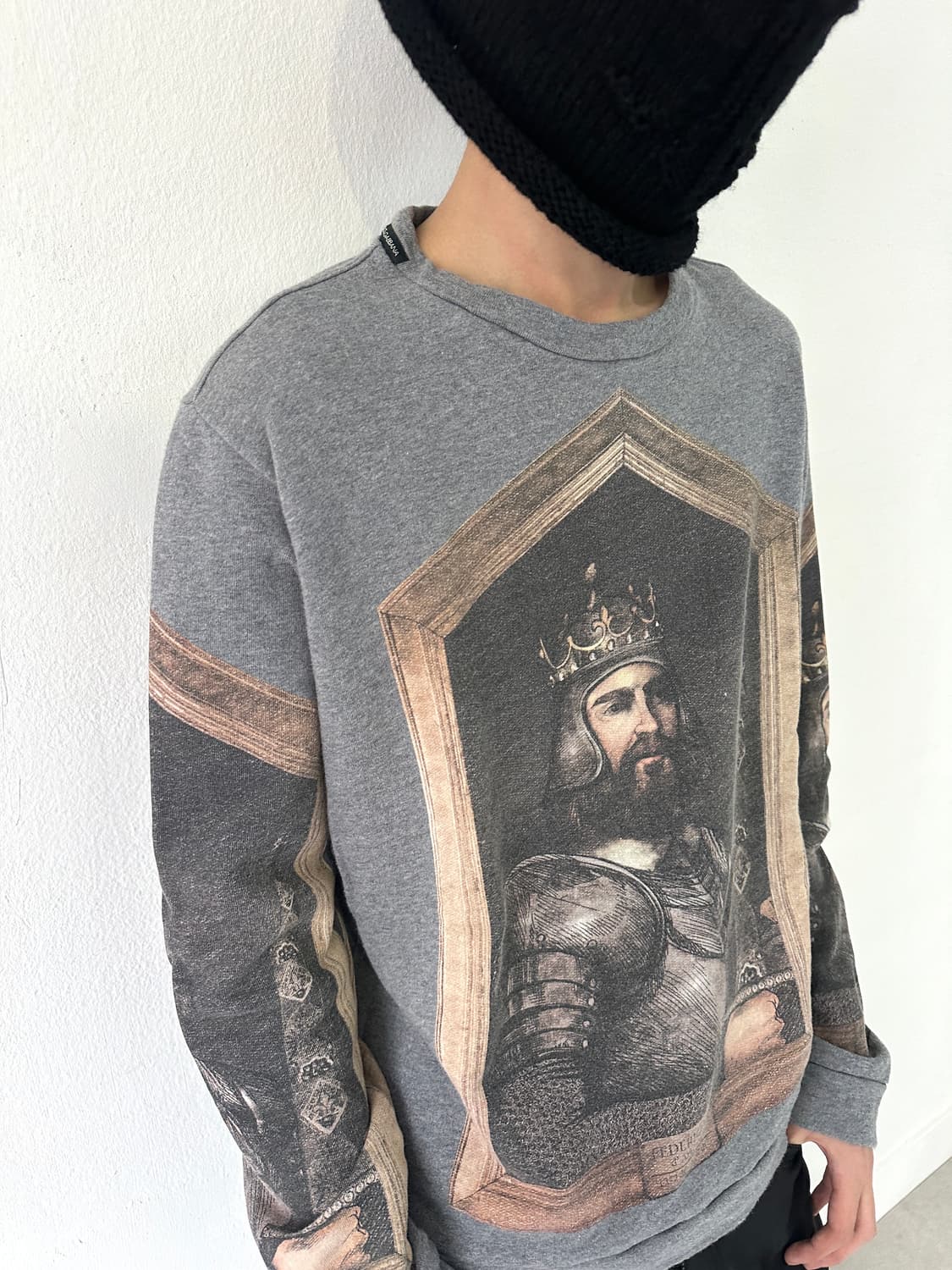 돌체앤가바나 2014FW 런웨이 크라운 나이트 맨투맨 상품이미지3