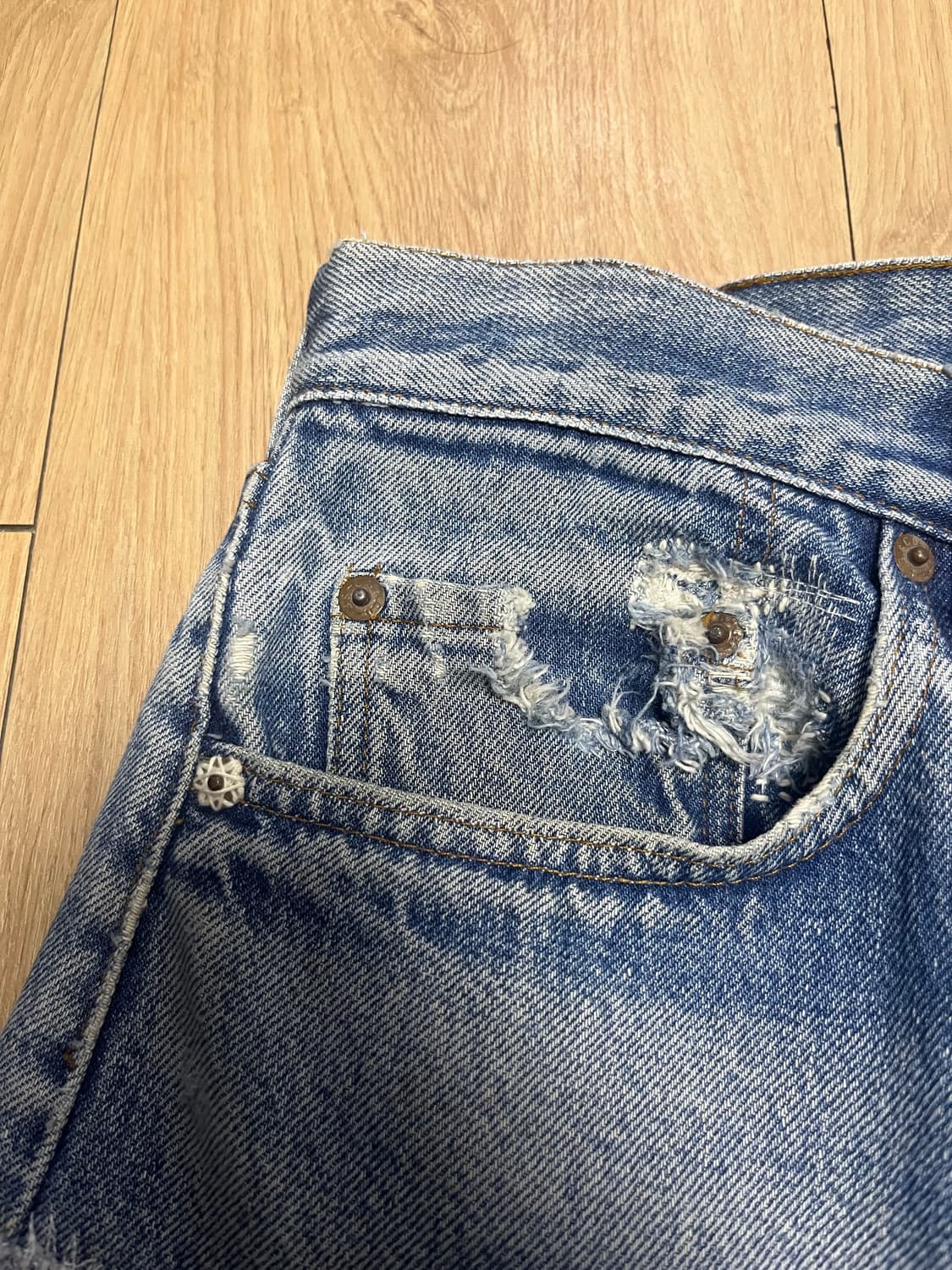 66후기 리바이스 501 셀비지 made in usa [33x33] 상품이미지8