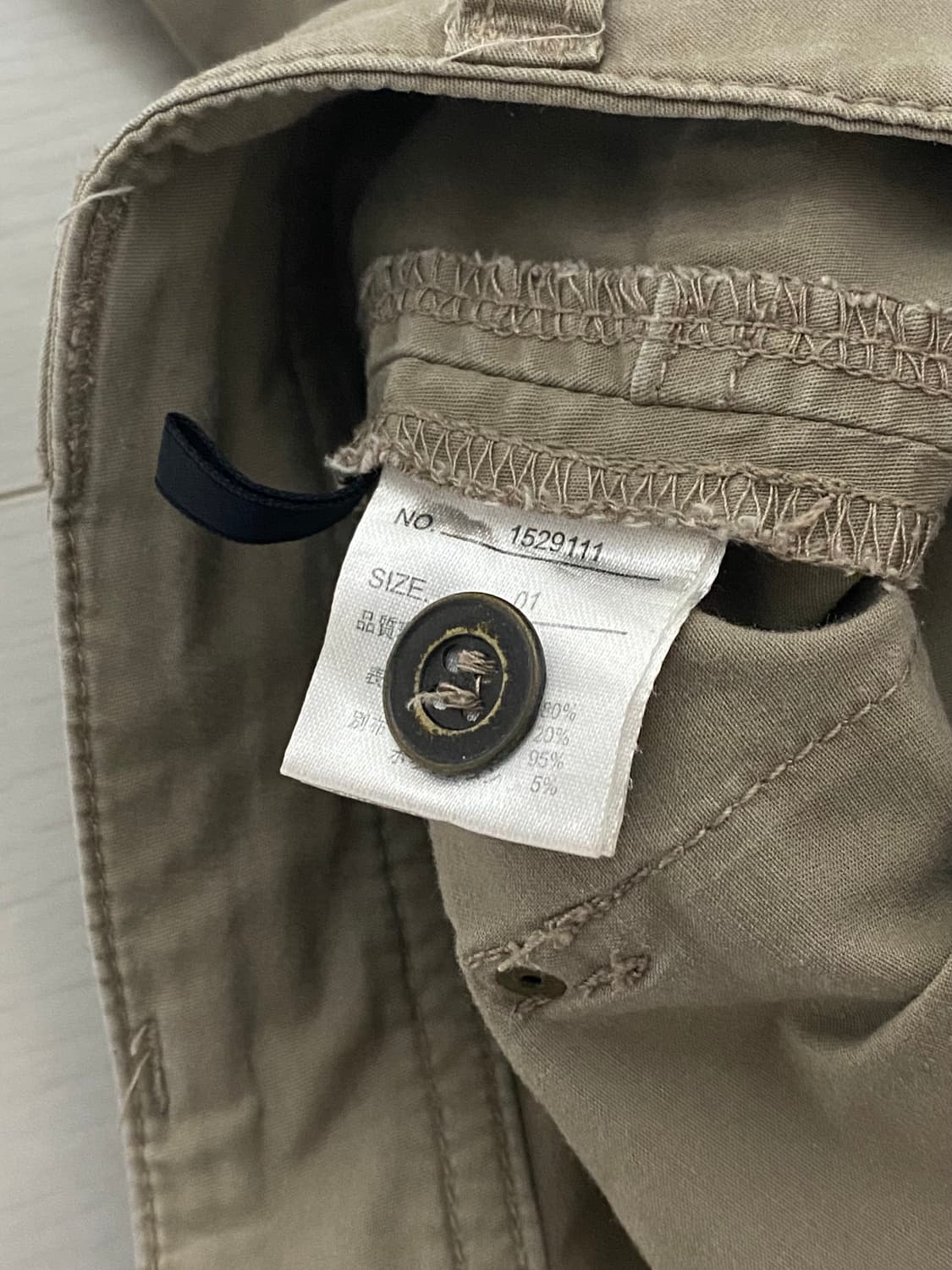 일본 빈티지 카고 카프리 팬츠 상품이미지6