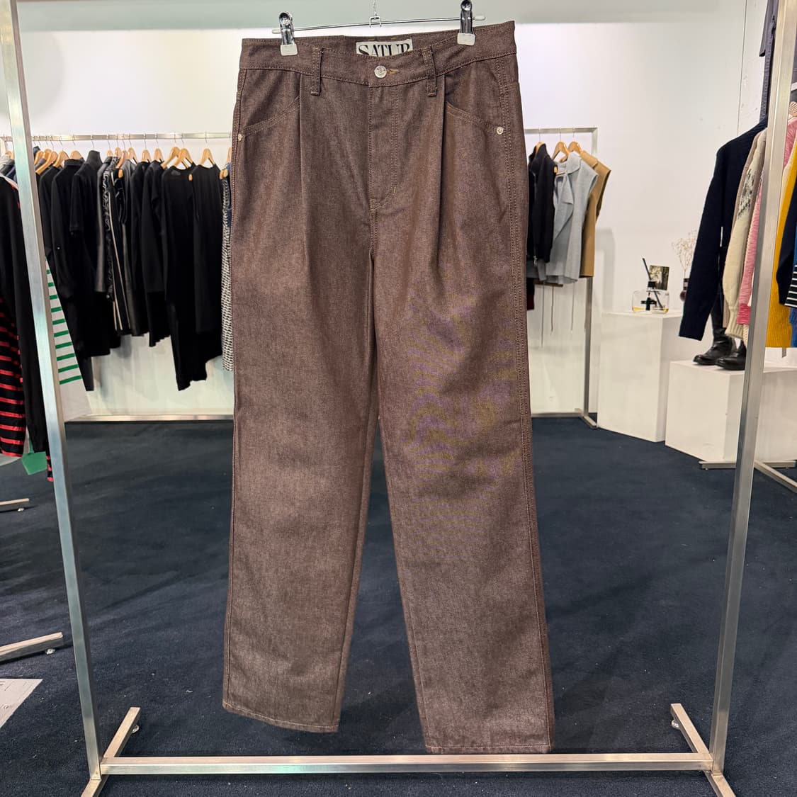 [30] SATUR 새터 브라운데님 청바지 상품이미지1