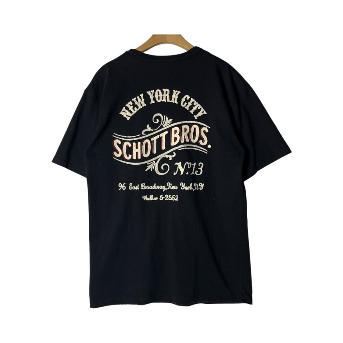 [Schott] 쇼트 체인스티치 반팔티셔츠 상품이미지1