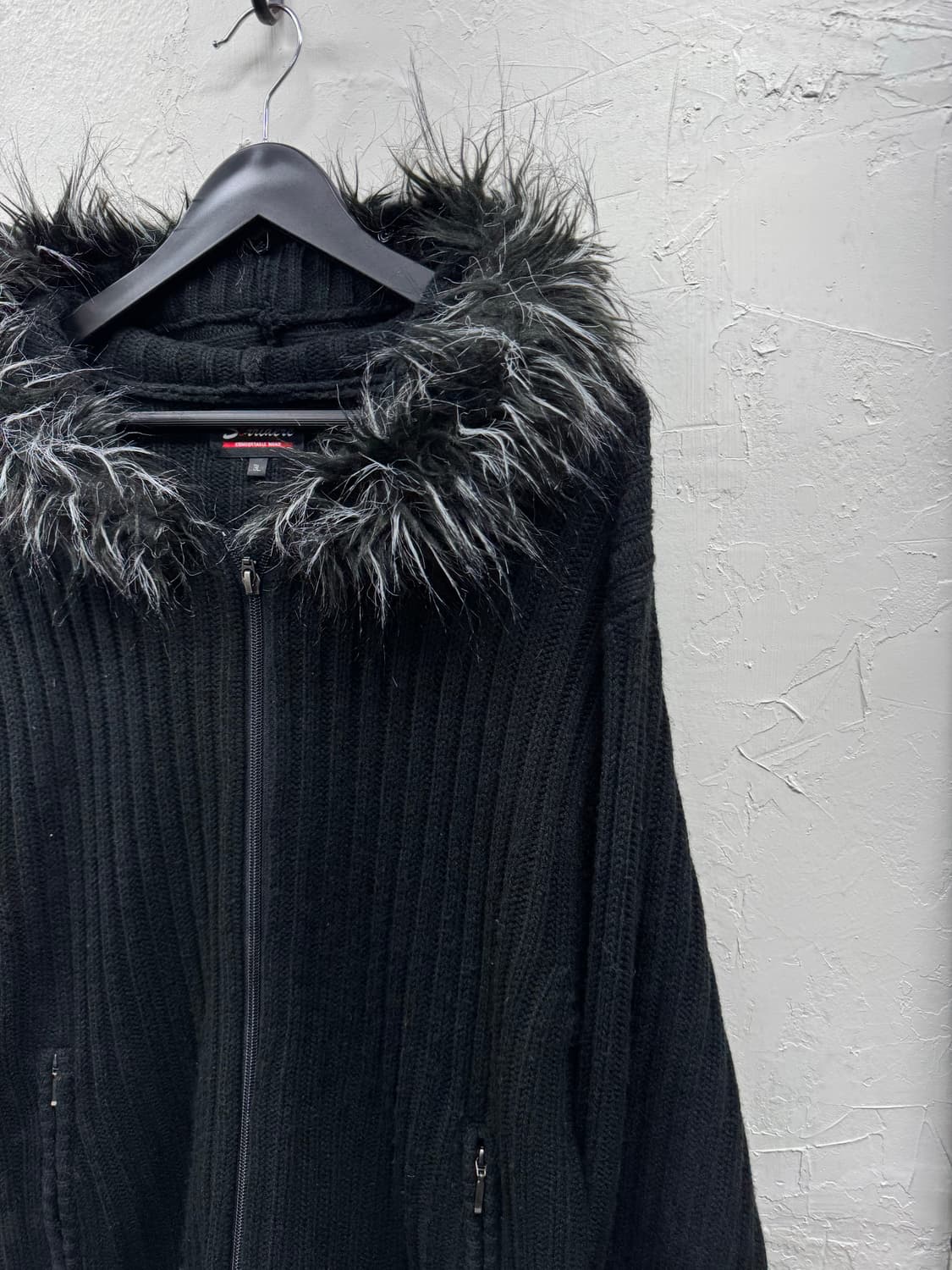 Sorridere 00s trimming fur hoodie 상품이미지5